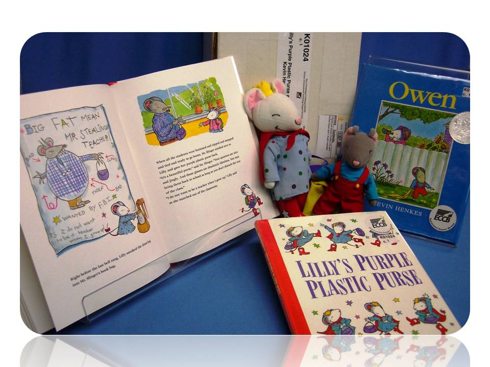 Lilly's Purple Plastic Purse and Owen by Kevin Henkes