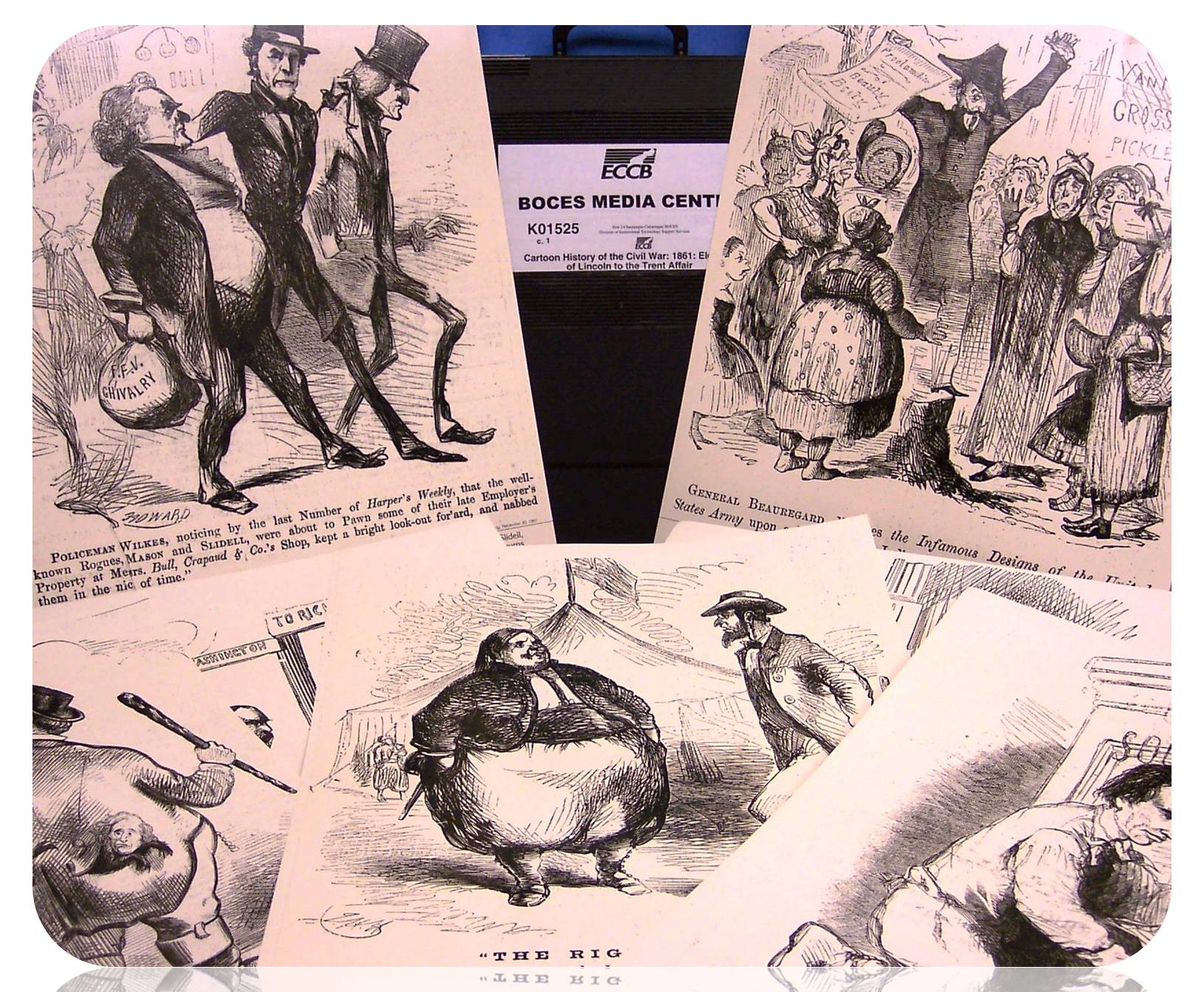 Cartoon History of the Civil War: 1861: Election of Lincoln to the Trent Affair