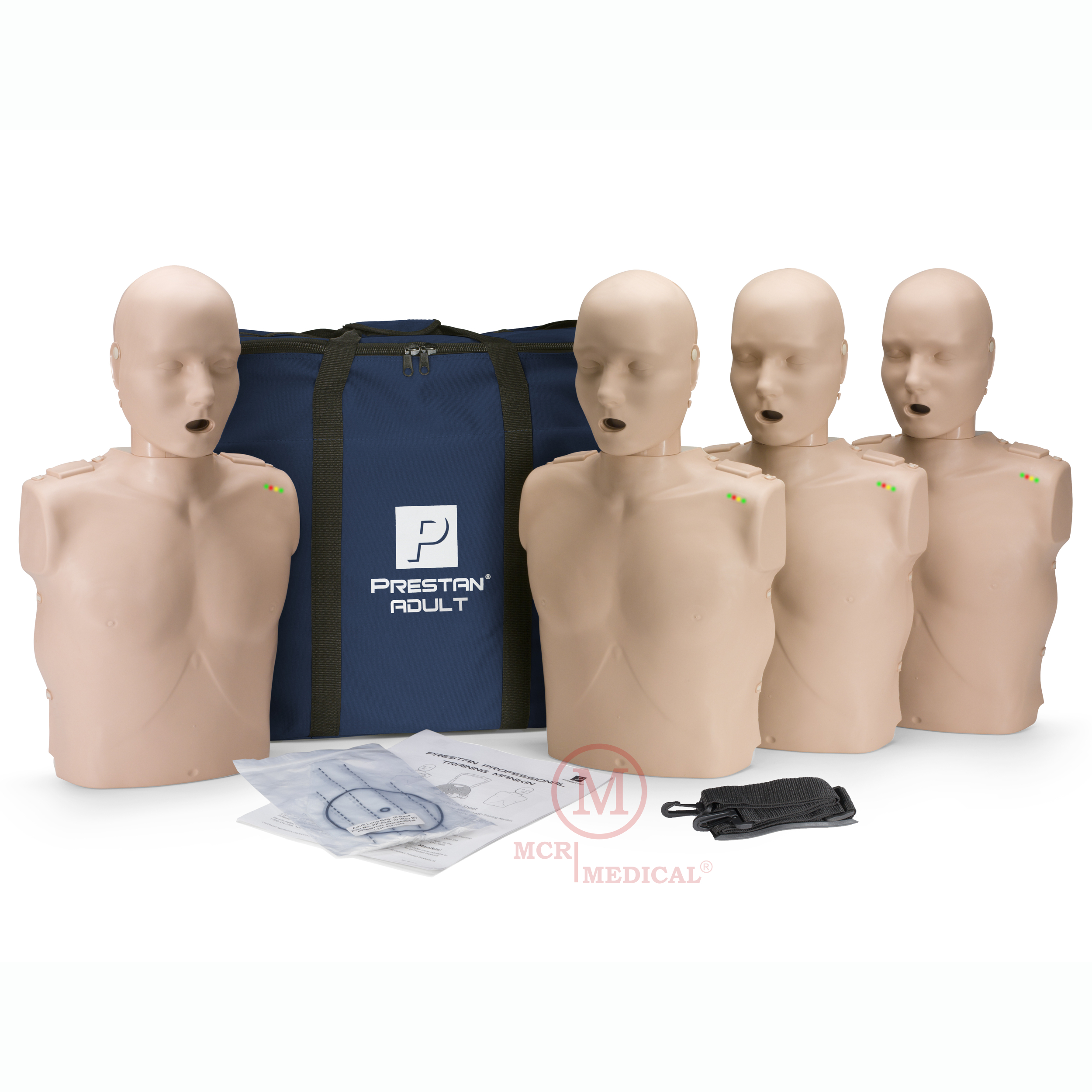CPR-AED Training Kit : (Includes: 8 CPR Training Manikins & 1 AED Trainer)
