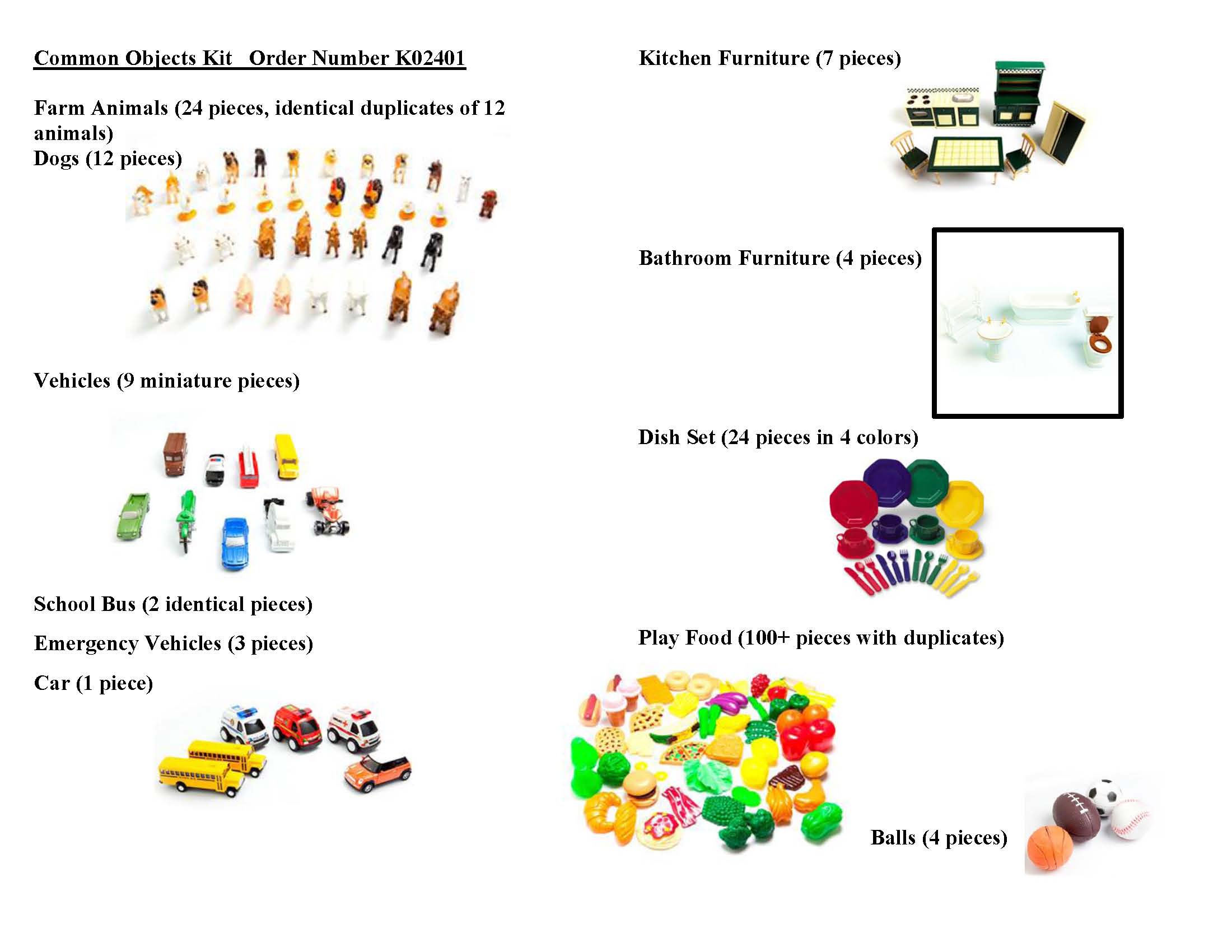 Common Objects Kit